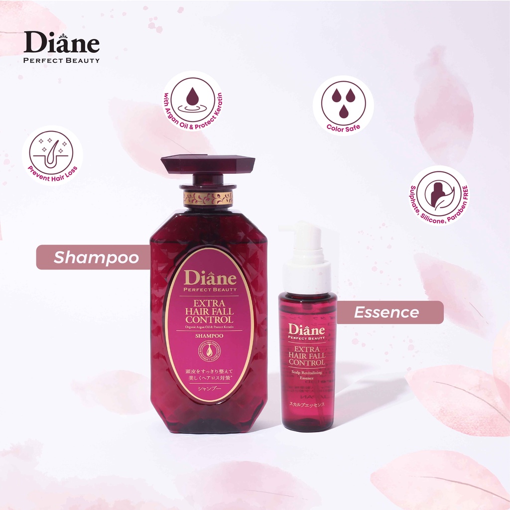 PAKET Diane EXTRA HAIR FALL CONTROL Shampoo + Essence