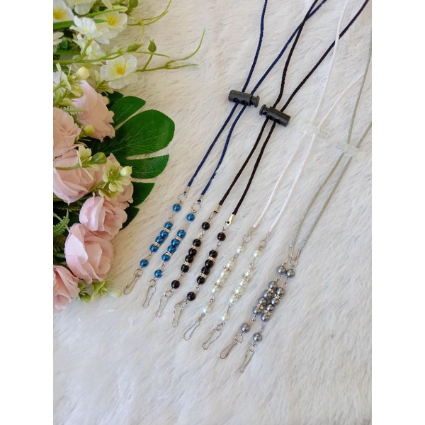 Strap Masker 2in1 Mutiara