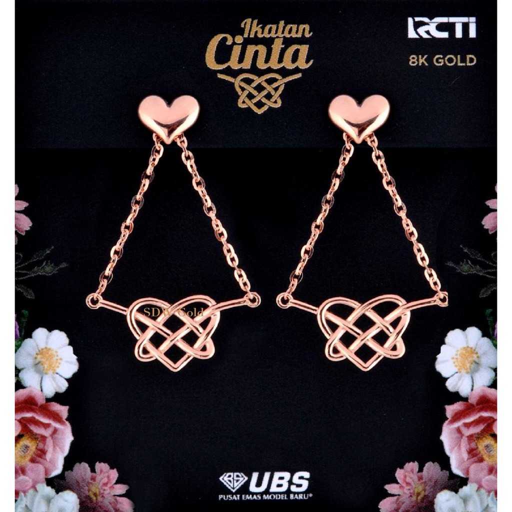 Anting Emas &quot;Ikatan Cinta / Andin&quot; Edisi Spesial 8K PRE ORDER - SDW Gold -