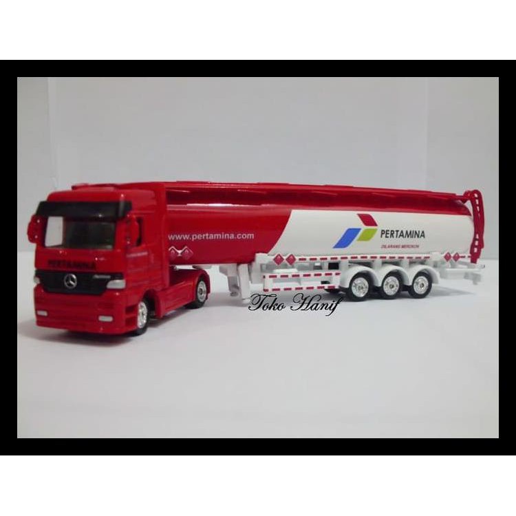 Diecast Miniatur Replika Truck Tanki Pertamina B Bermutu