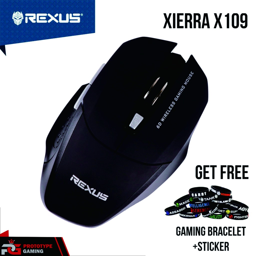 Rexus Mouse - Xierra 109 Mouse Gaming