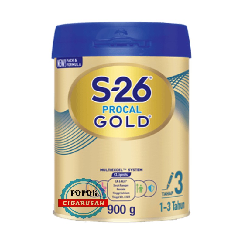 S-26 Procal Gold Tahap 3 900GR /popokcibarusah