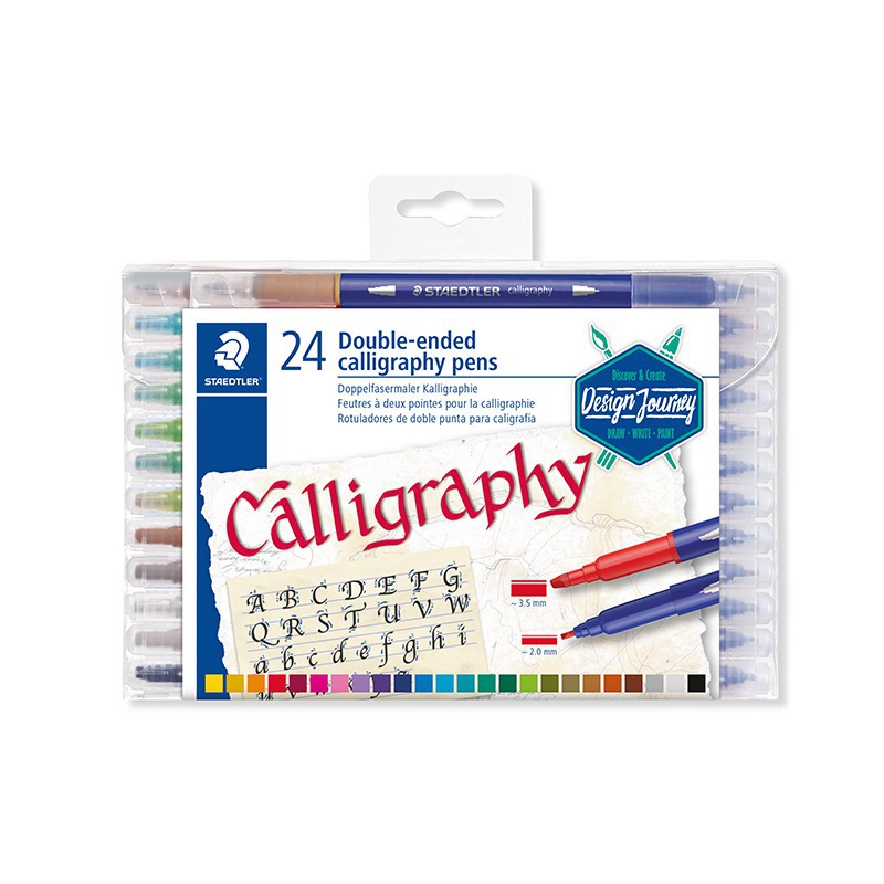 

Asaba Bandung - Staedtler Double-Ended Calligraphy Pens - 24pcs