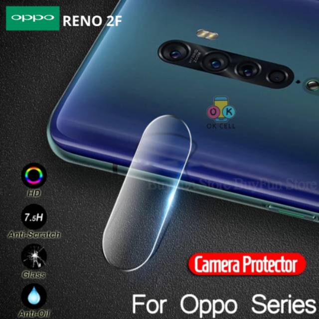 Tempered Glass Camera Lens Camera Lens OPPO RENO 2F TG Anti Gores Pelindung Kaca Kamera Premium