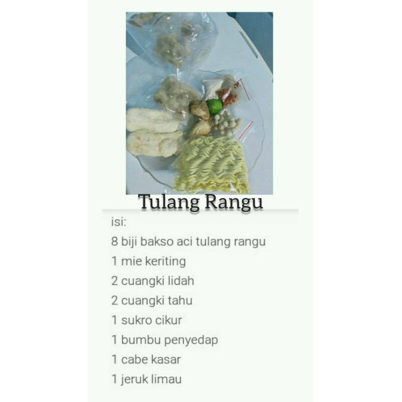 

baso aci tulang rangu