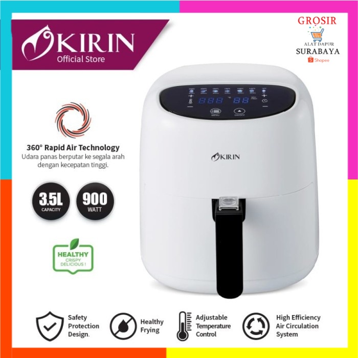 KIRIN KF 935D/ AIR FRYER DIGITAL KIRIN