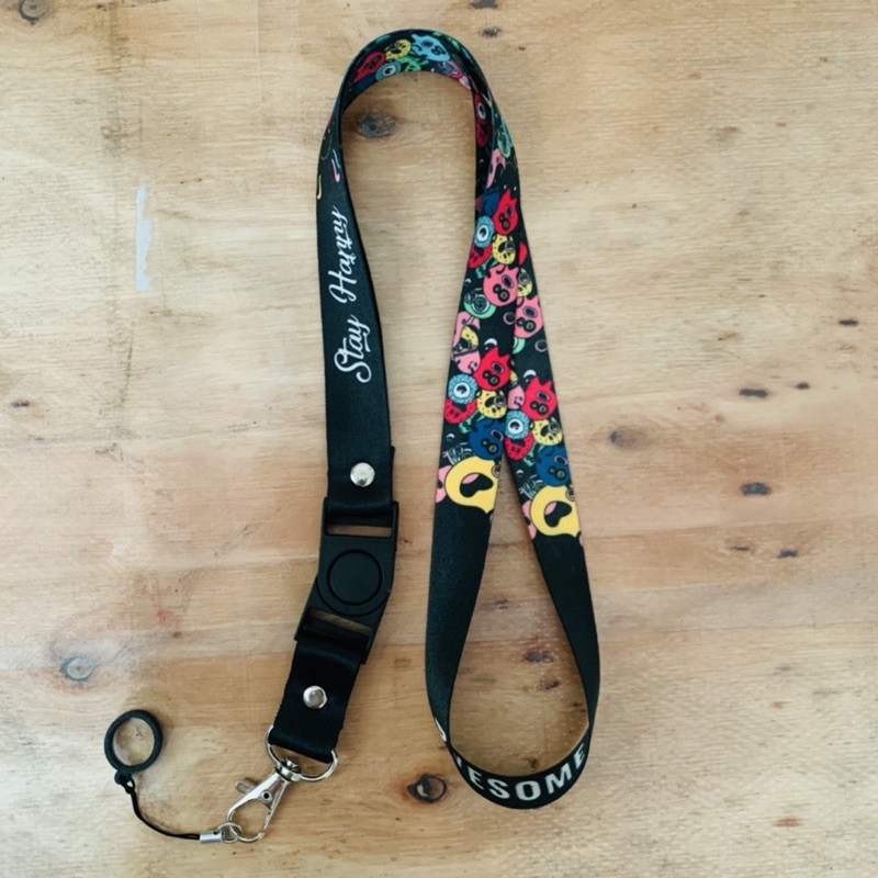 

Lanyard Printing Doodle Stay happy