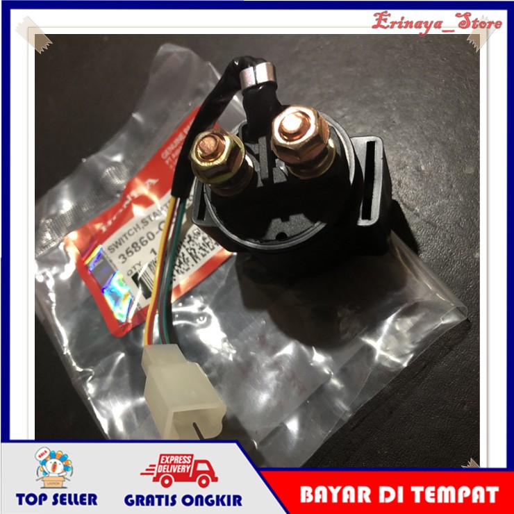 Bendik Switch Stater Bendix Relay Motor Honda Astrea Prima Grand Legenda Supra X GN5 GBG ORI Karbu Lama ORIGINAL AHM-3