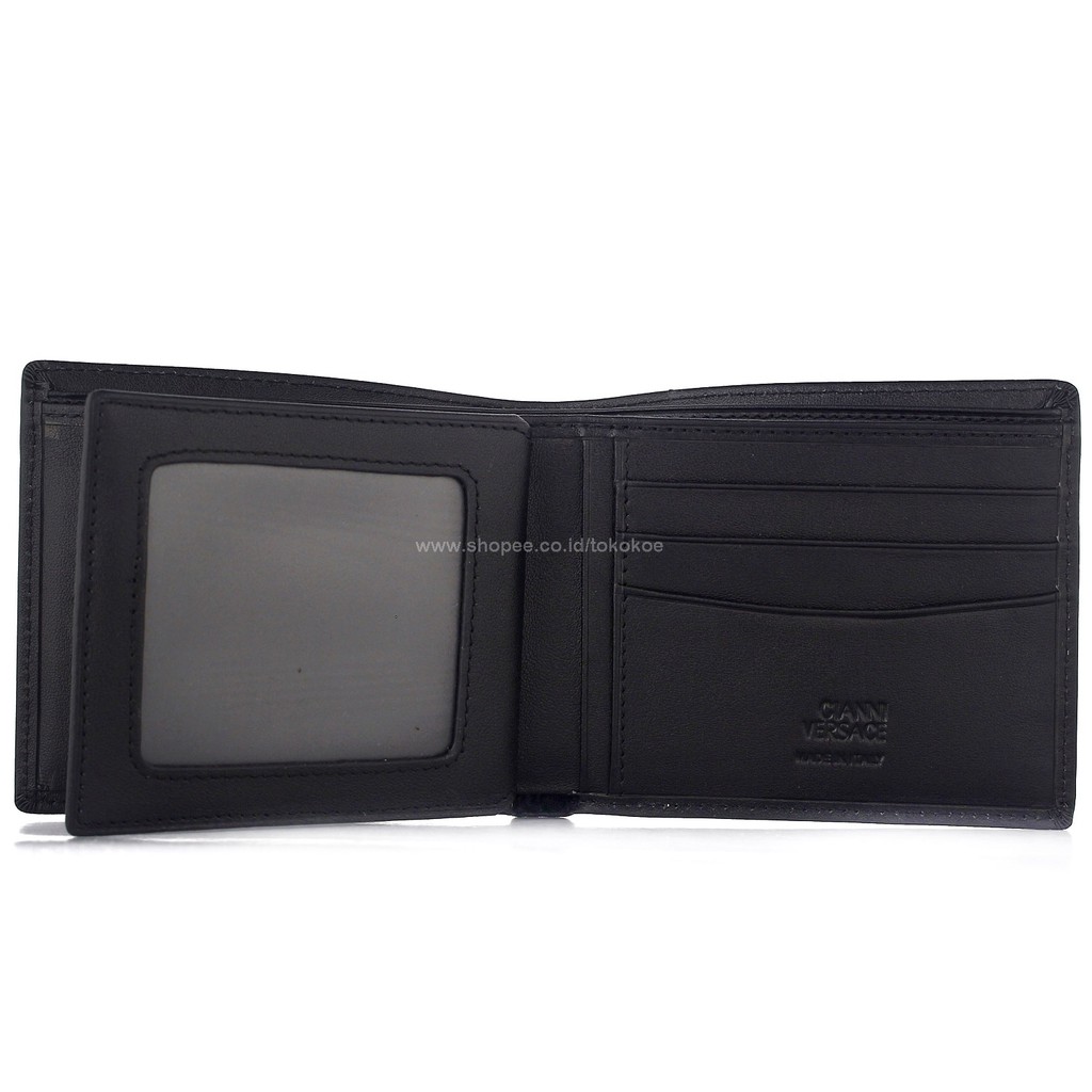 TOKOKOE - Dompet Pria model Tidur bahan Kulit Premium Dompet Lipat - VSC 27-12 Black