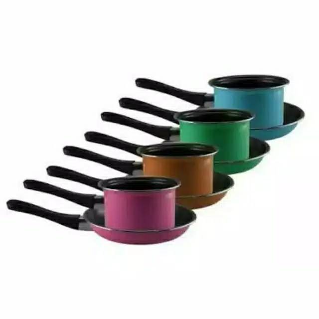 Maspion PASTELA SET 2in1 milkpan & fry pan anti lengket
