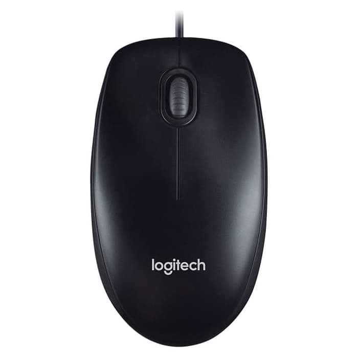 Mouse logitech wired usb 2.0 optical full-size 1000dpi M-100r M100r original