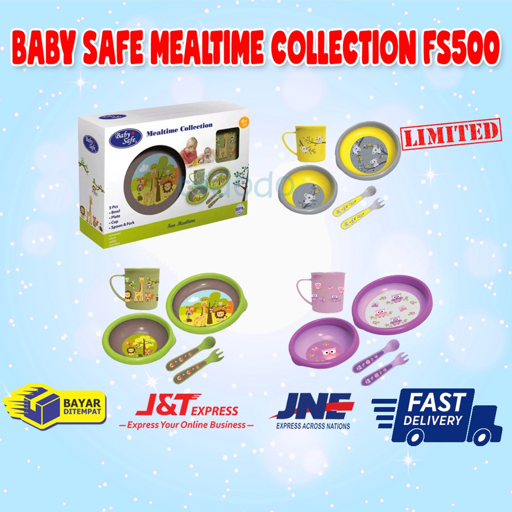 Baby Safe Mealtime Collection FS500 / Set Peralatan Makan Bayi