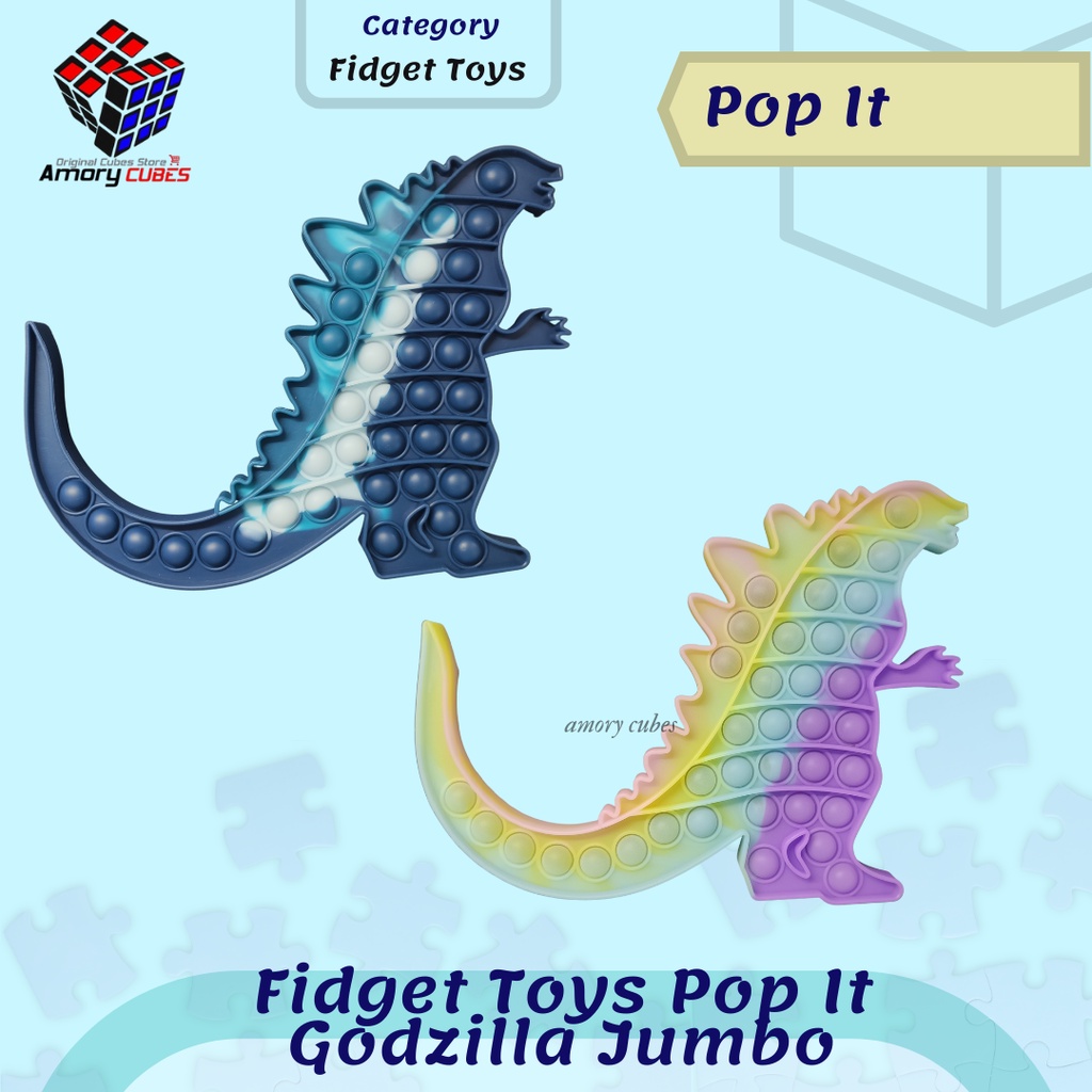JUMBO - GODZILLA ] Fidget Toys Pop it 