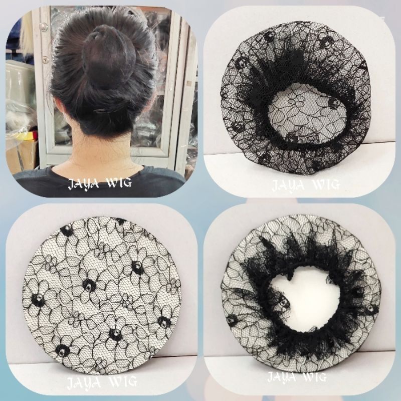 Harnet Jaring Buat Cepol Rambut Harnet Motif Bisa Buat Sanggul Dan Merapikan Rambut