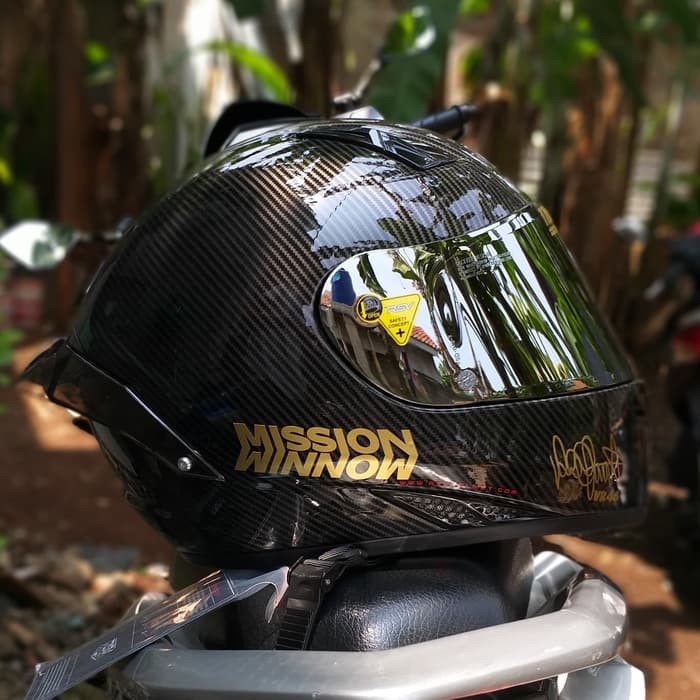 RSV FFzero motif carbon visor flat irridium silver spoiler GPR smoke