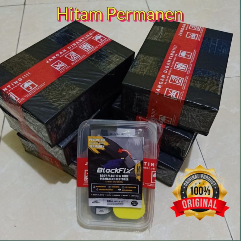 Blackfix Original Penghitam Body Motor Permanen
