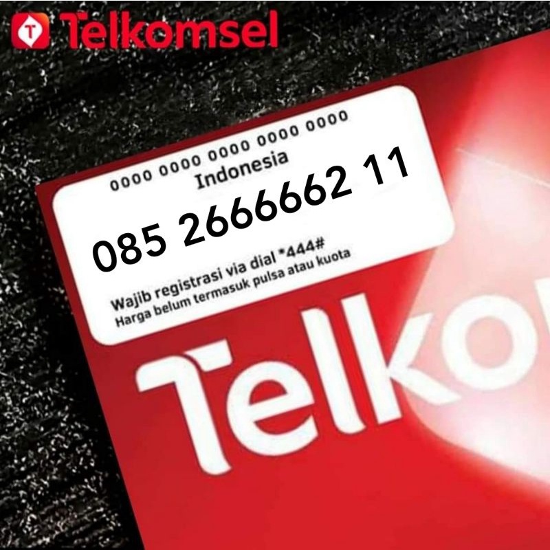 Nomor cantik kartu as panca 66666