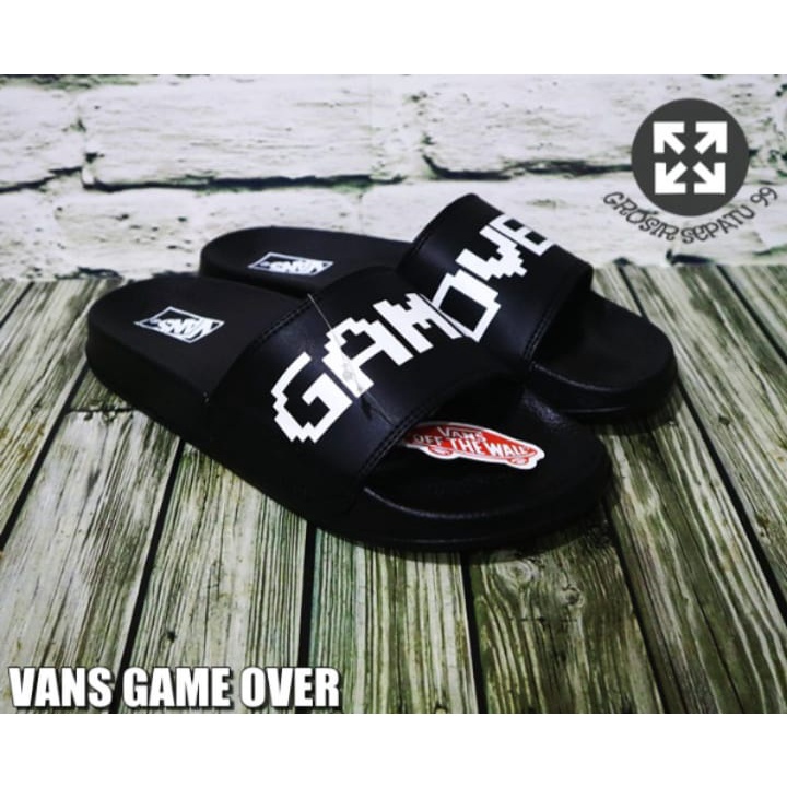 SANDAL Pria SLOP VANS GAME OVER ORI OFFICAL SLIDE SPORT SLOP CASUAL 2022