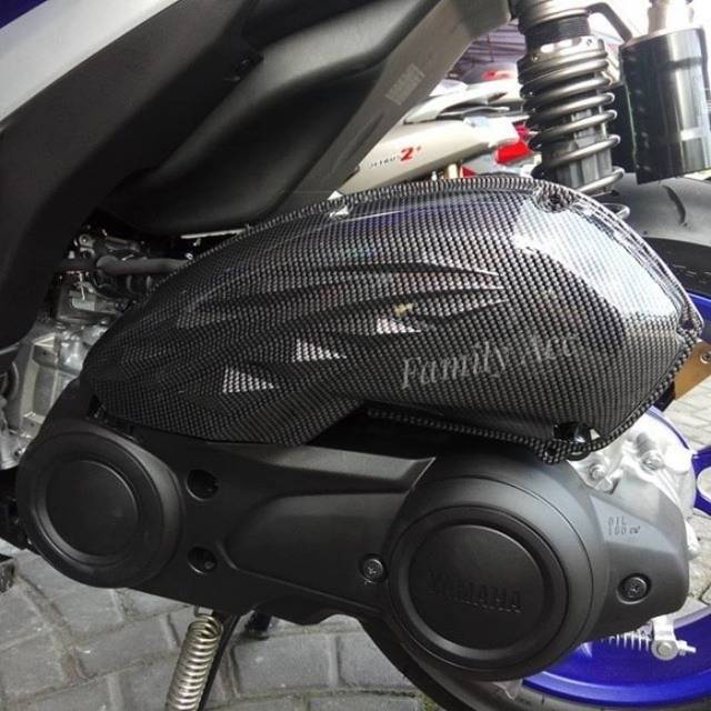 Cover/ Cover Tutup Filter Udara/ Hawa Carbon Yamaha Aerox 155 n Lexi Nemo