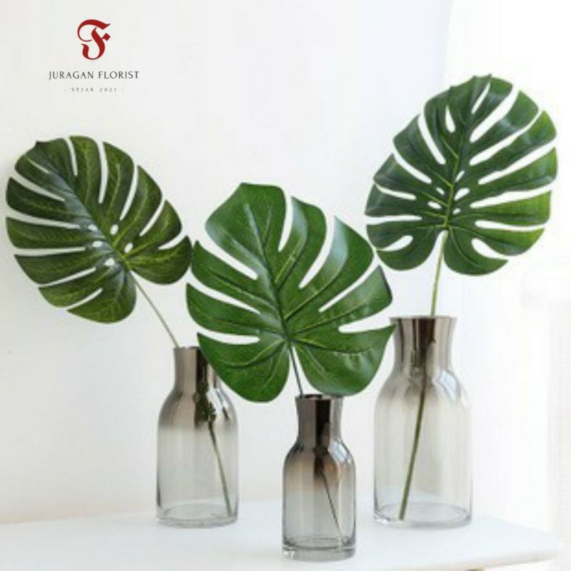 dnd / MONSTERA LEAF daun artifisial leaf monstera tanaman monstera daun monstera helai daun monstera