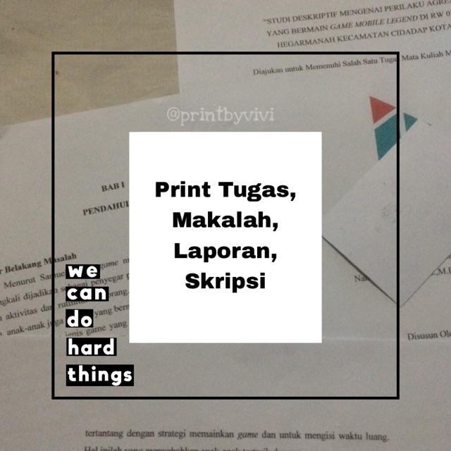 Jasa Print, Makalah, Skripsi, Laporan.