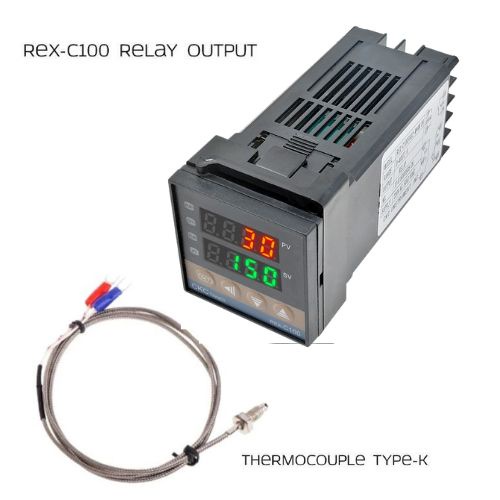 Rex-C100 C-100 Out Relay Include Thermocouple Type-K Temperature