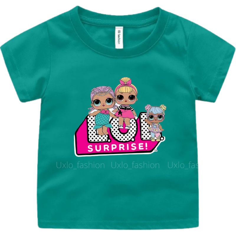 Kaos Anak Perempuan Lol Surprise Murah Umur 2 sampai 15 Tahun Uxlo Fashion