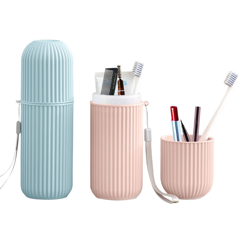1x Toothpaste Organizer Travel Toothbrush Holder Storage Boxes Container Case