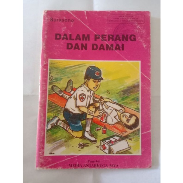 dalam perang dan damai - buku jadul - buku bekas perpustakaan