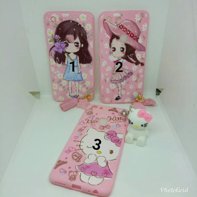 Case sofcase pink cute vivo V7