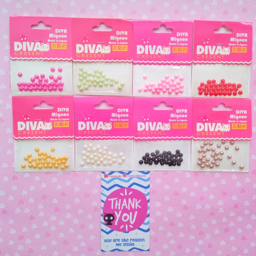 DEKORASI SLIME / CLAY / NAIL ART PEARL ROUND 10MM / 8MM / 5MM KUKU KUTEK