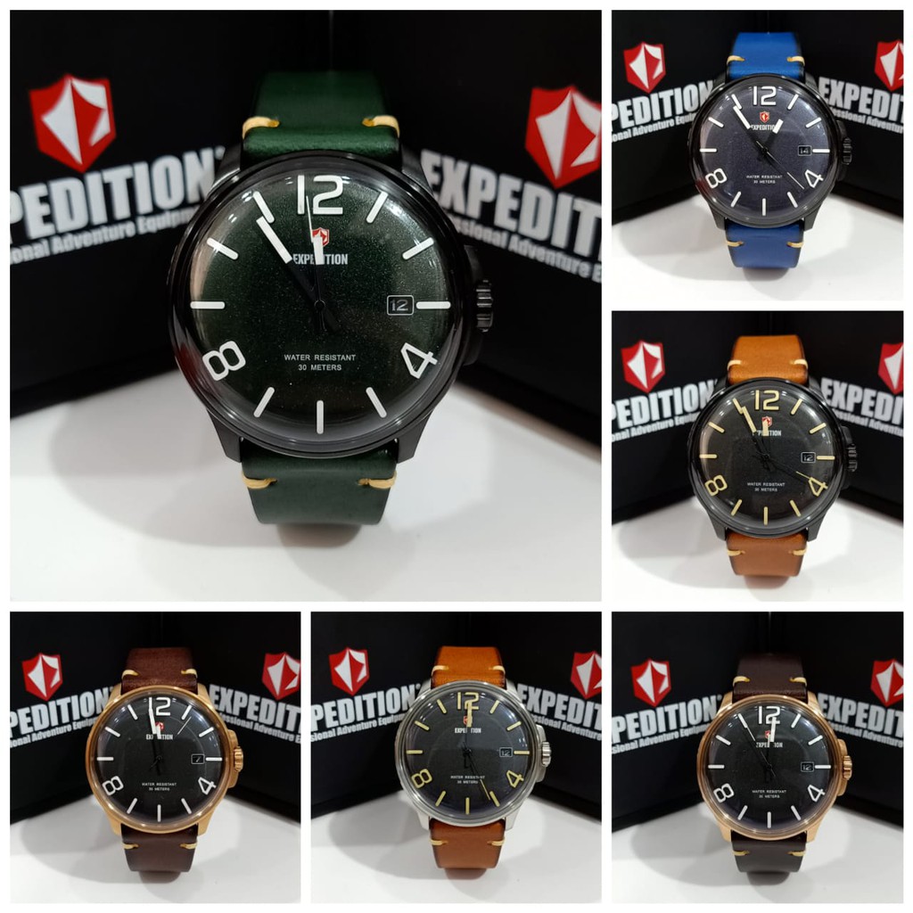 Jam Sport Pria Expedition E6789 E 6789 Original Garansi Resmi Free Baterai Cadangan