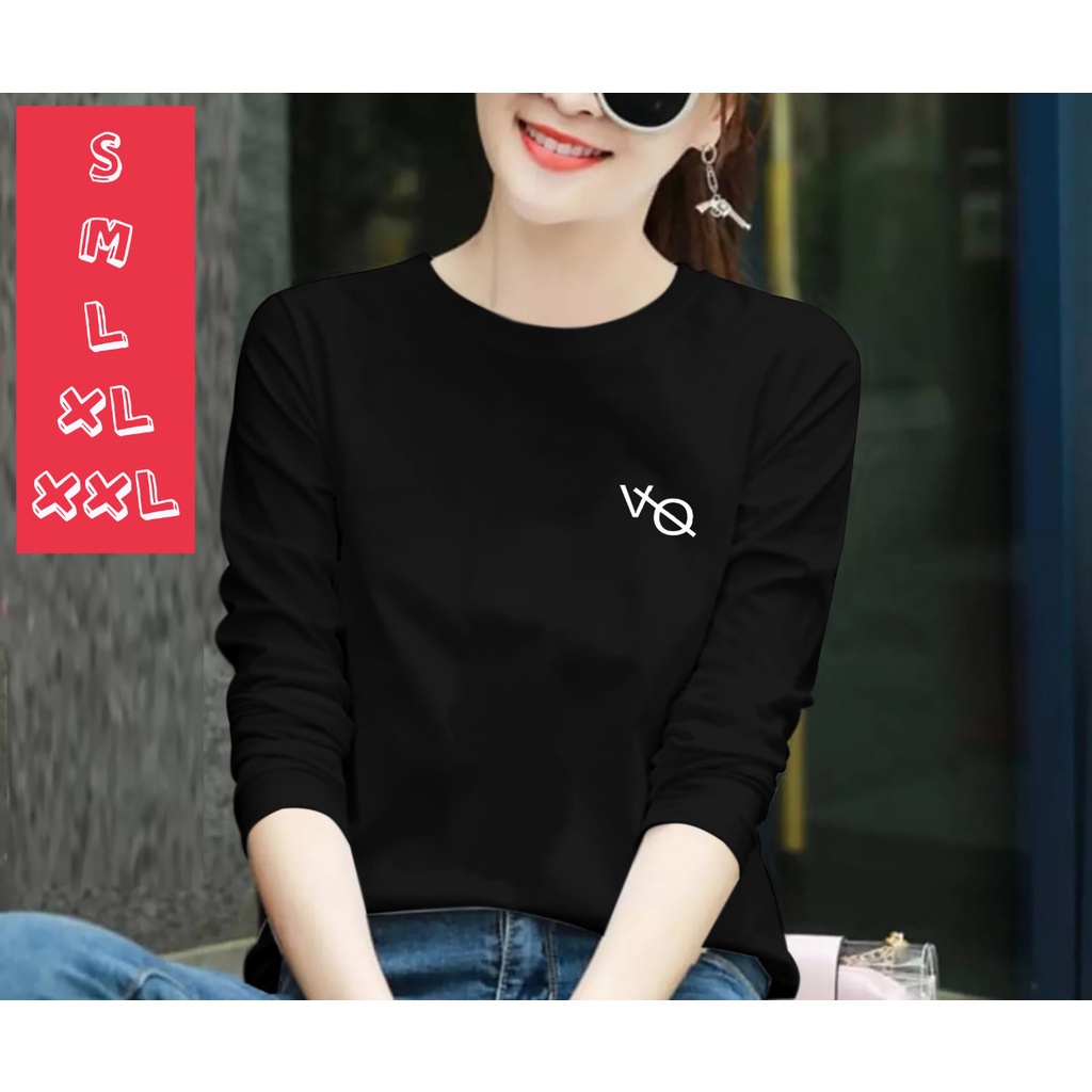 BISA COD ~ BAJU ATASAN VO GIRL (S,M,L,XL,XXL) TERBARU ~ BAJU WANITA LENGAN PANJANG KEREN DAN KEKINIAN