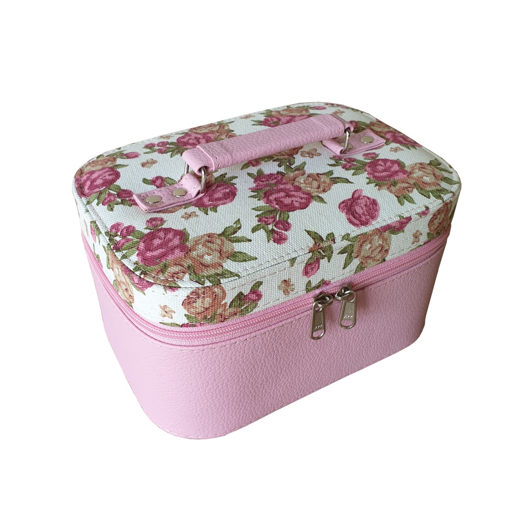 BABY PINK SHABY - Tas Make Up Pounch dan Kosmetik Cantik Beauty Case Cosmetic Organizer