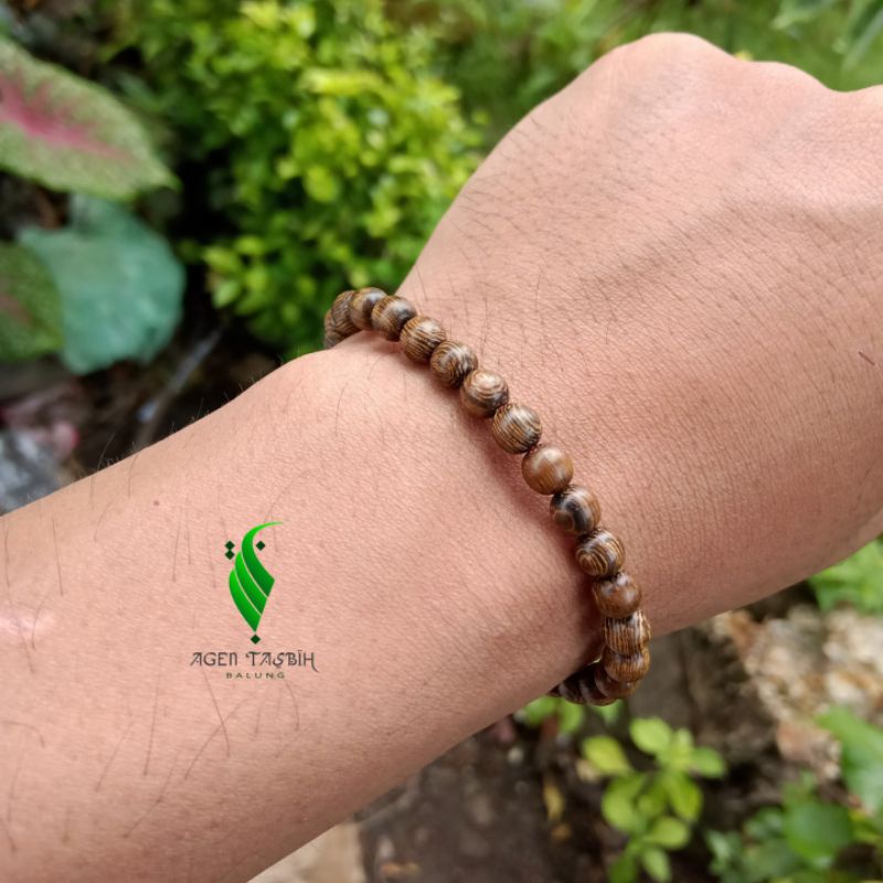 Gelang Kayu Johar Size 6mm/8mm 100% Asli. Kayu Langka Bertuah Nusantara