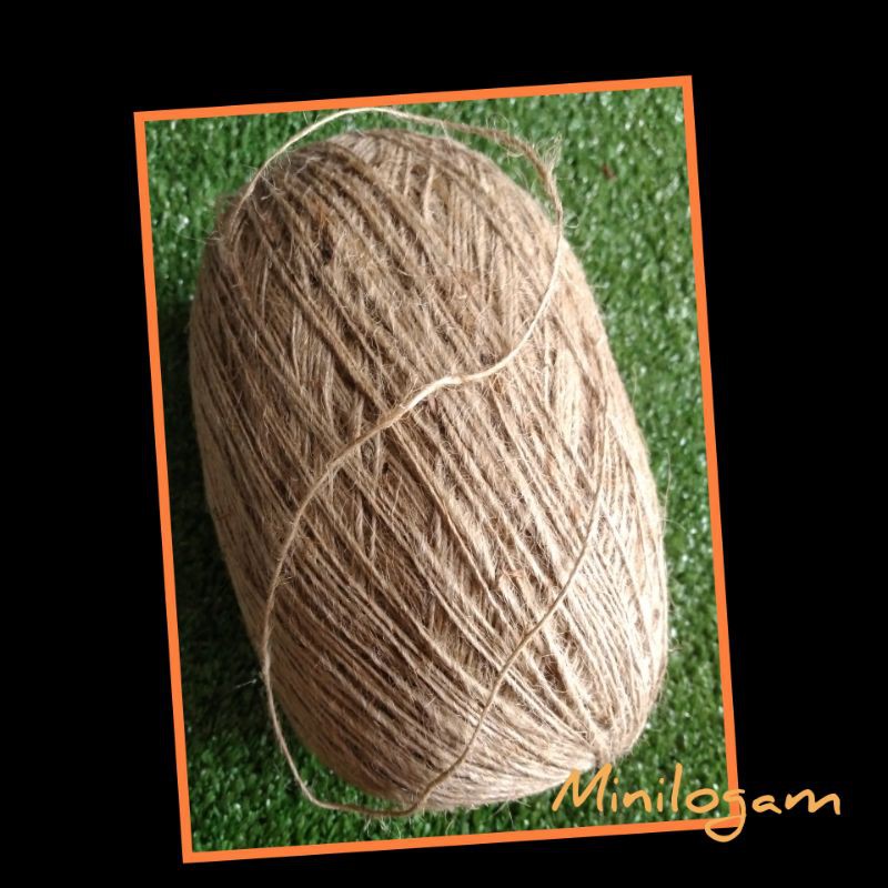 

Tali goni/rami 1 ply ,hang tag, utk souvenir,craft,gift, gantungan kartu/ucapan happy birthday dll