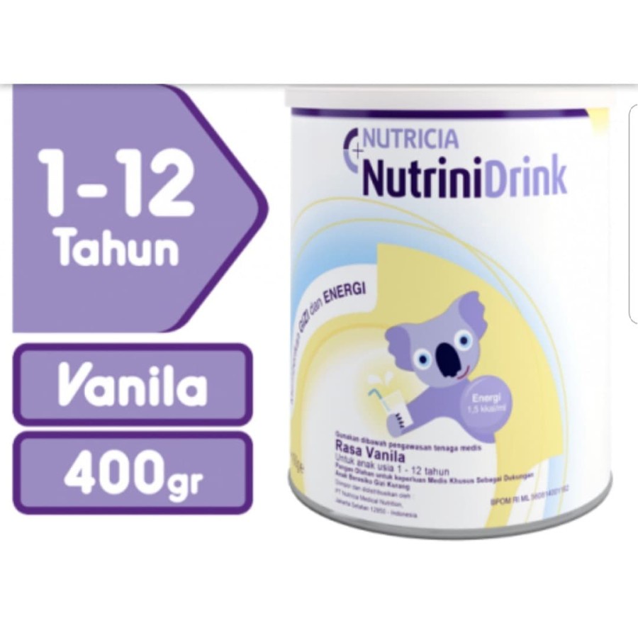 SUSU NUTRINIDRINK POWDER KALENG 400gr