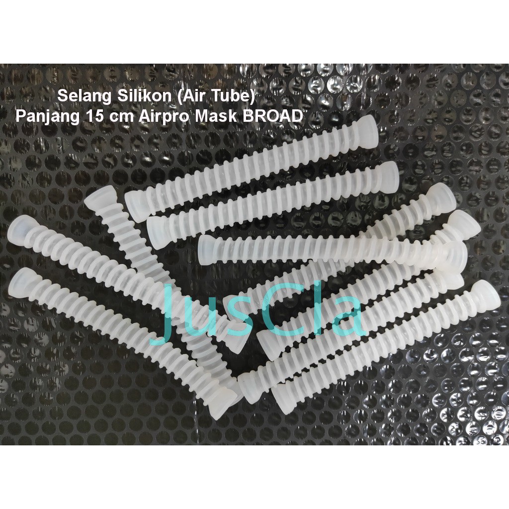 Selang (Air Tube) Silikon Airpro Mask BROAD Panjang 15 cm Replacement