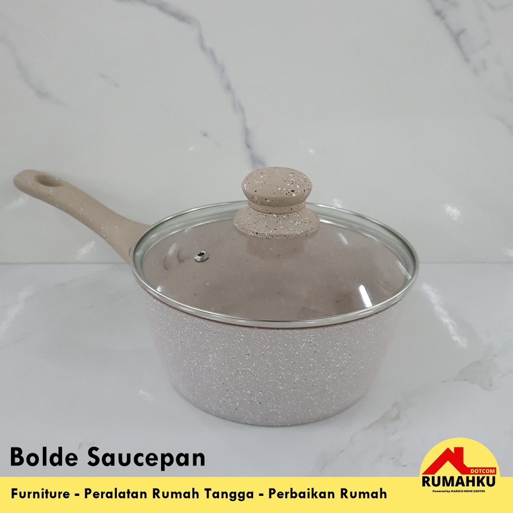 PANCI BOLDE SUPER PAN - PANCI DEEP WOK - PANCI SAUCE PAN + Glass Cover - SAUCEPAN - BOLDE