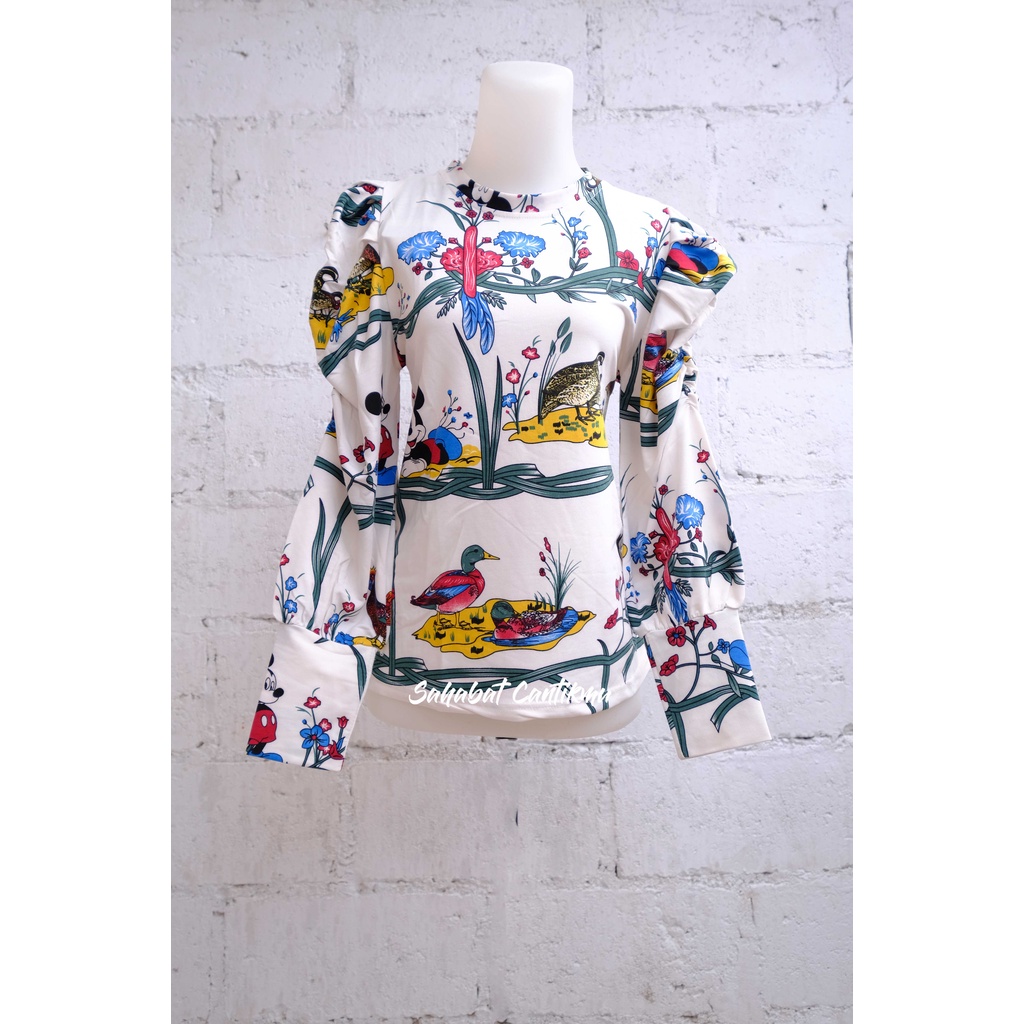 Atasan Babyterry Motif Mickey  Original By Extu Floating