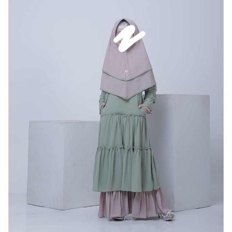 CAMELIA SYARI KIDS Baju Gamis Syari Anak Perempuan Model Terbaru 2020 Baju Anak Umur 7 - 9 Tahun