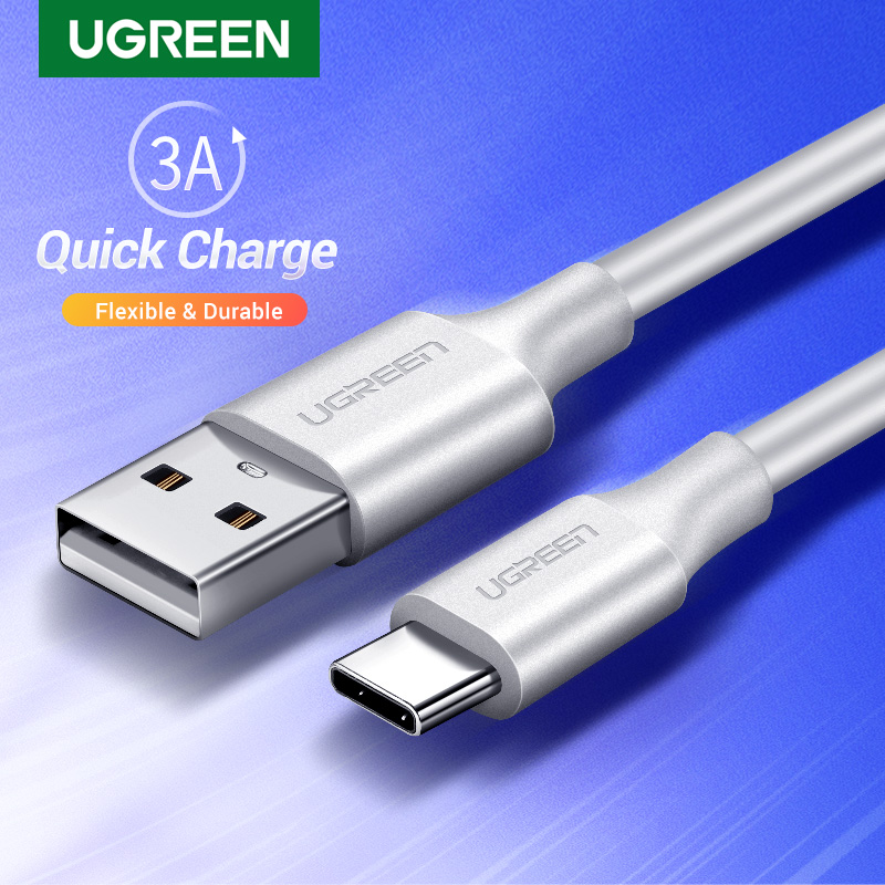 UGREEN Type C 3A Fast Charging Data Cable USB C Mobile Phone Charging Cable Fast Charging