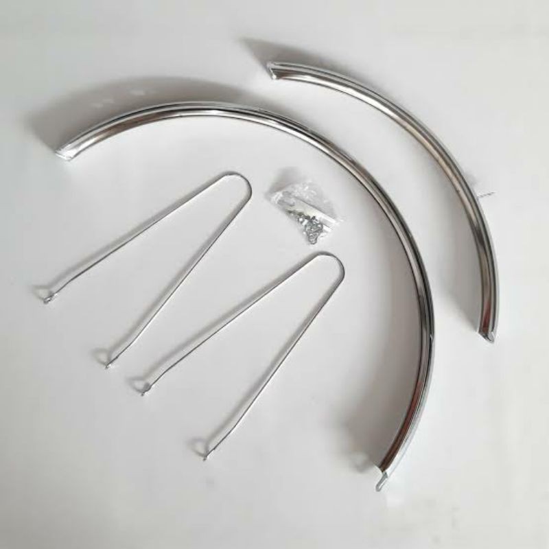 Spakbor Fender Sayap Sepeda MTB 26" inci Chrome