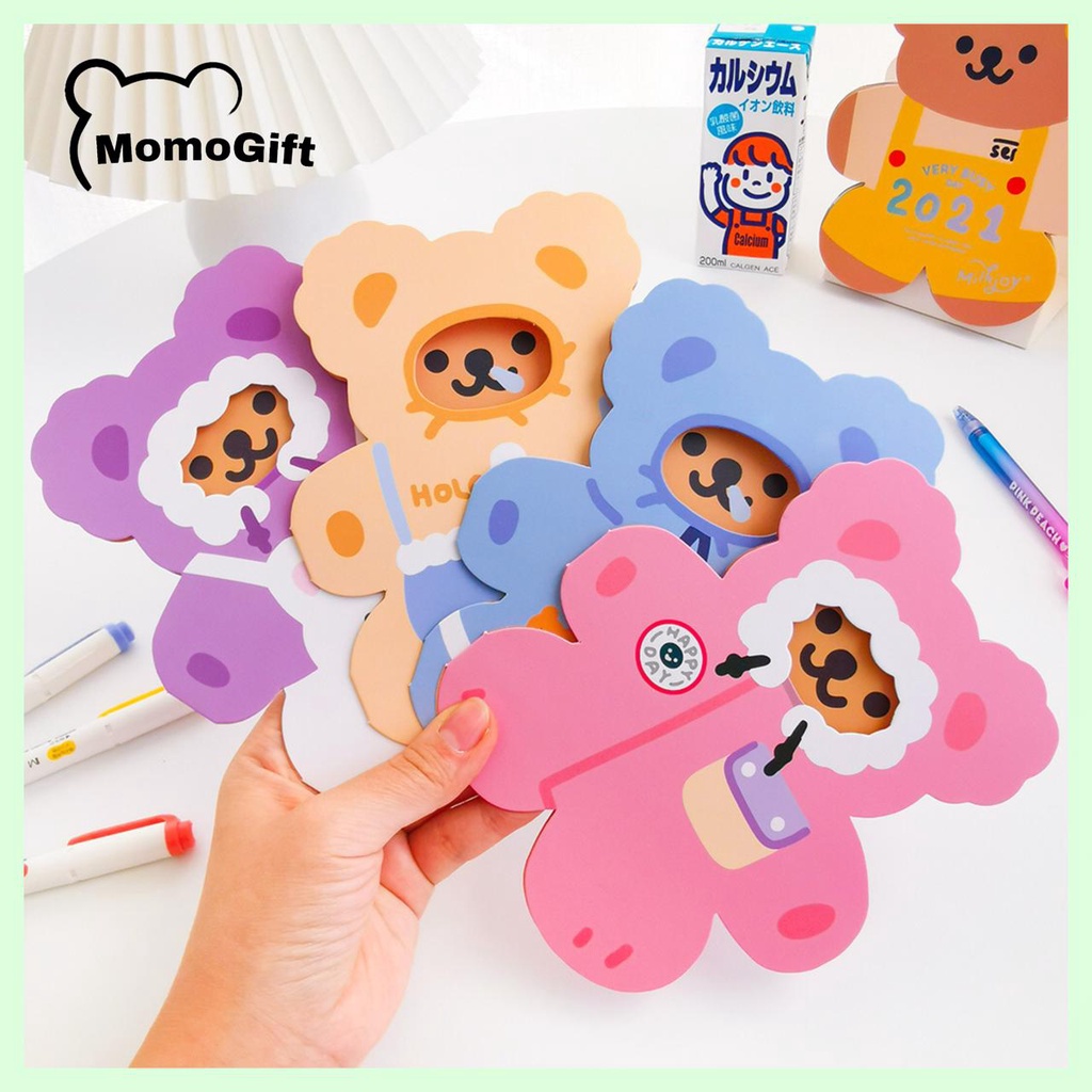 Kartu Ucapan / Gift Card / Greeting Card Bentoy Milkjoy  Motif Bear