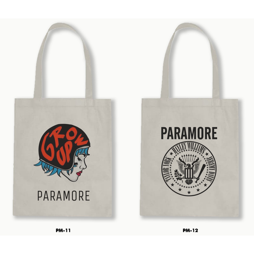 TOTE BAG BLACU - PARAMORE 01