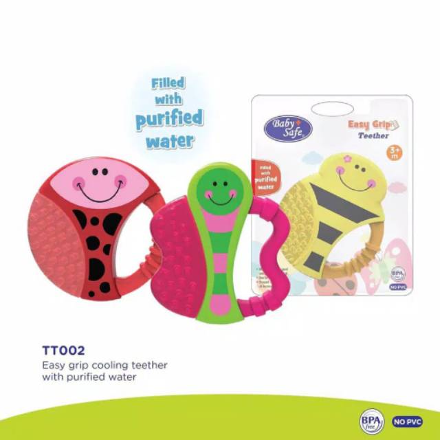 BABY SAFE TEETHER Mainan gigitan bayi TT001/TT002/TT003/ TT005