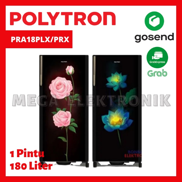Polytron PRA18PLX/PRX Kulkas Lemari Es 1 Pintu 180Liter