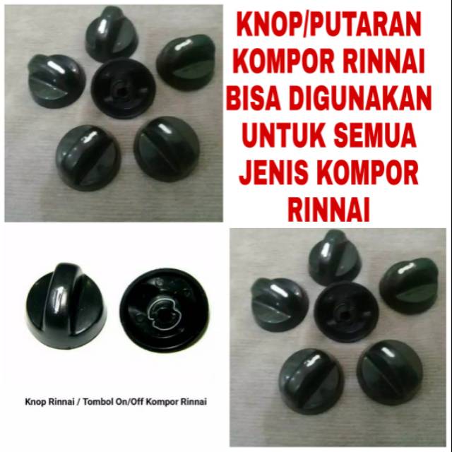 KNOP PUTARAN KOMPOR GAS RINNA BISA DI GUNAKAN DI SEMUA KOMPOR MERK RINNAI