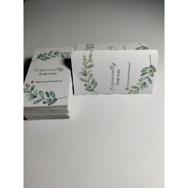 

hang tag murah/ukuran 4,5x9