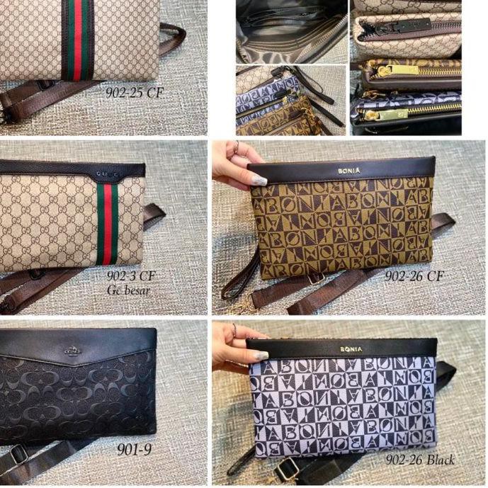 ❊ clutch premium / clutch import wanita pria ☜